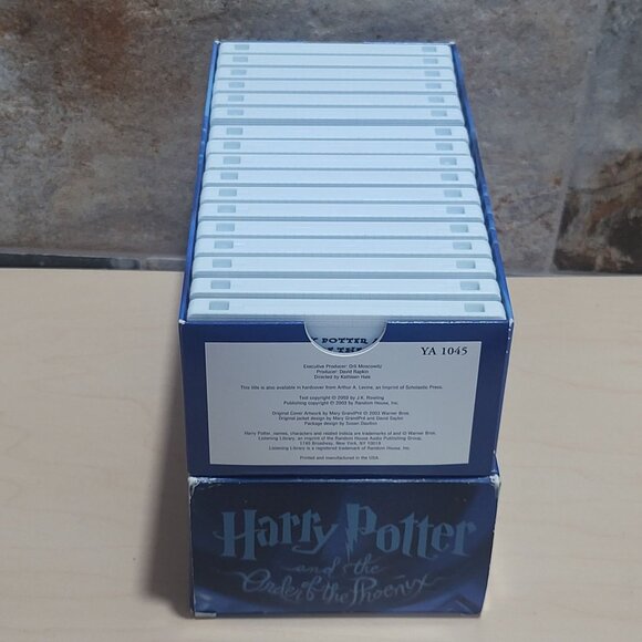 Harry Potter and the Order of the Phoenix JK Rowling Unabridged 17 Cassettes - Picture 5 of 9